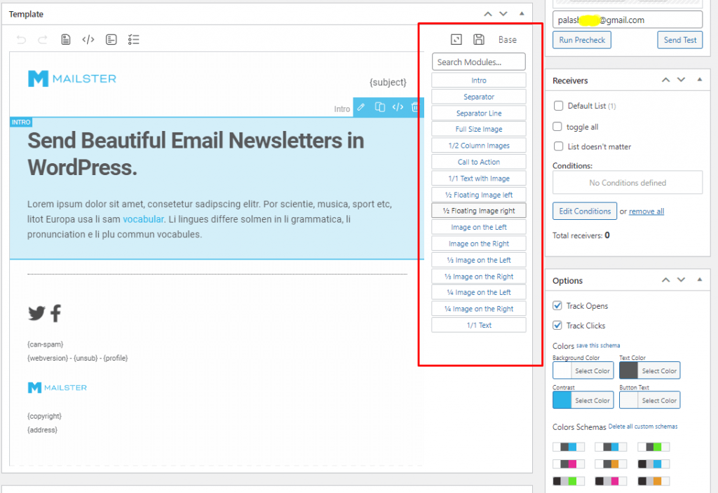 Обзор Mailster: новый способ отправки и автоматизации электронных писем для любых нужд 3 drag and drop builder