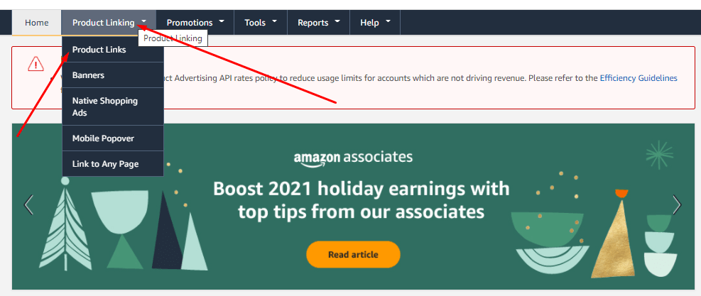 Amazon product links