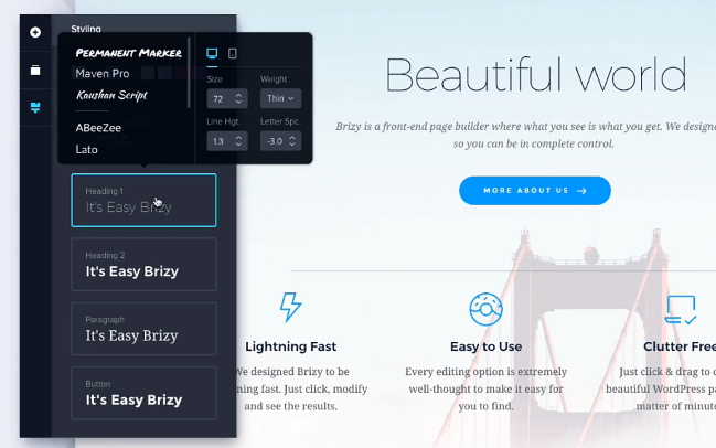 Brizy vs Elementor 2021: który jest najlepszy? 5 Brizy Design Elements: