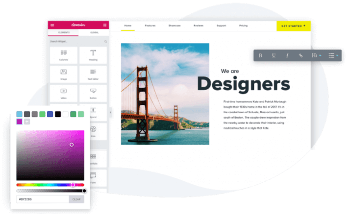 Brizy vs Elementor 2021: który jest najlepszy? 4 Elementor Editor Interface