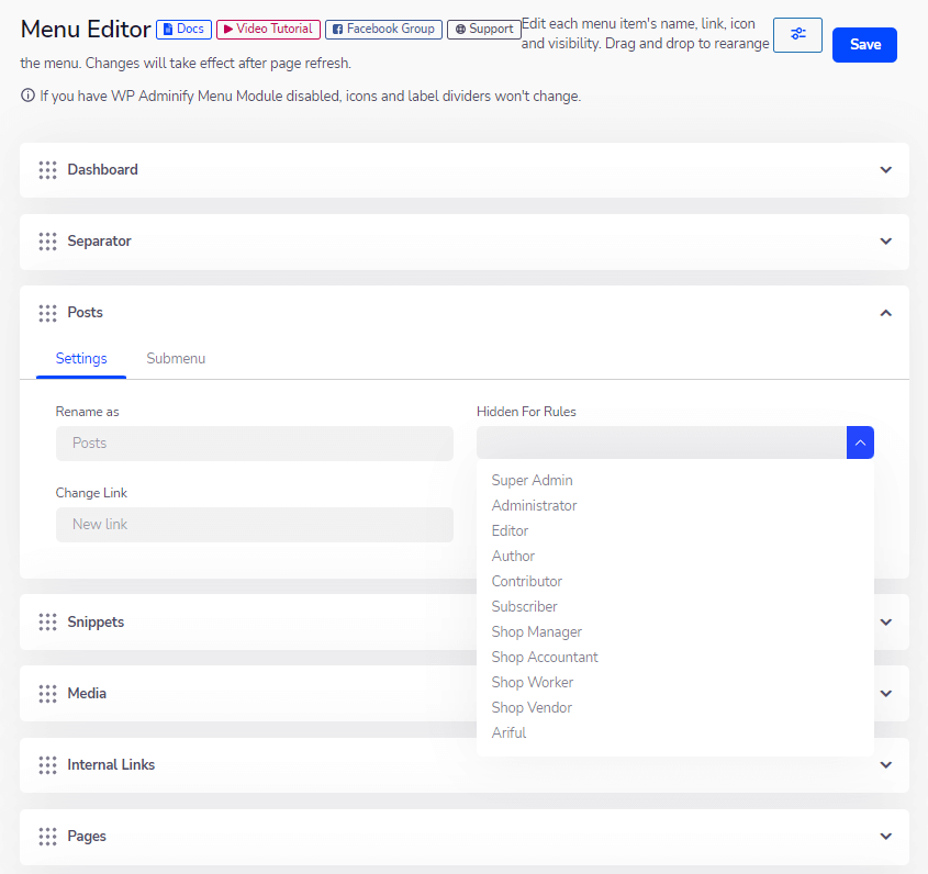 WP Adminify – All In One WordPress Dashboard Customizer 3