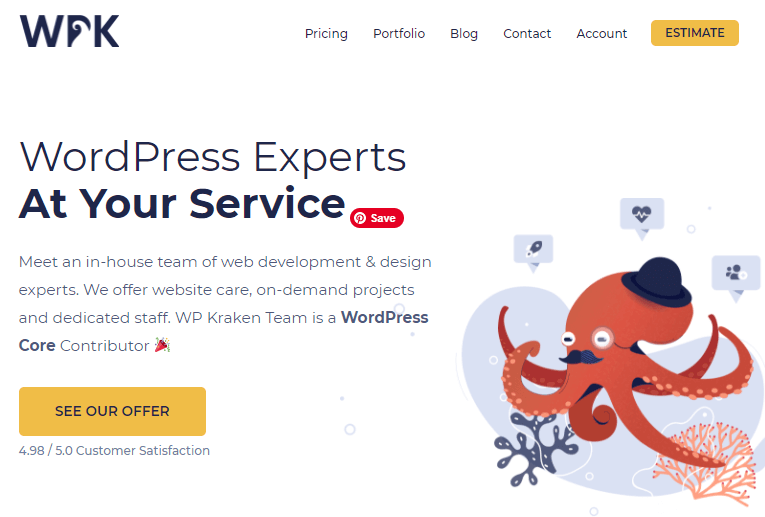 WP kraken WordPress maintenance service
