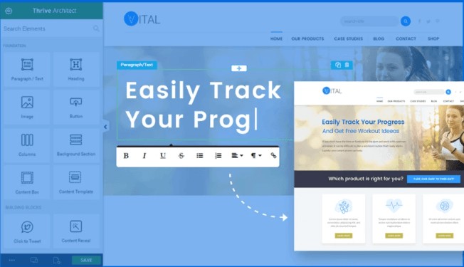 Thrive Architect Elementor Alternative