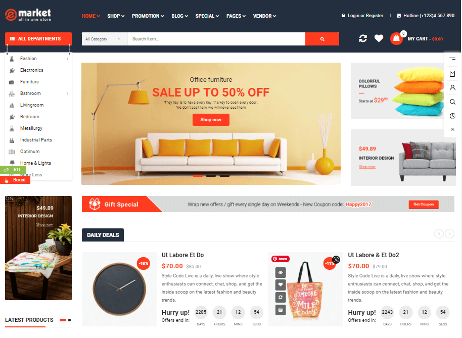 Emarket multi vendor marketplace