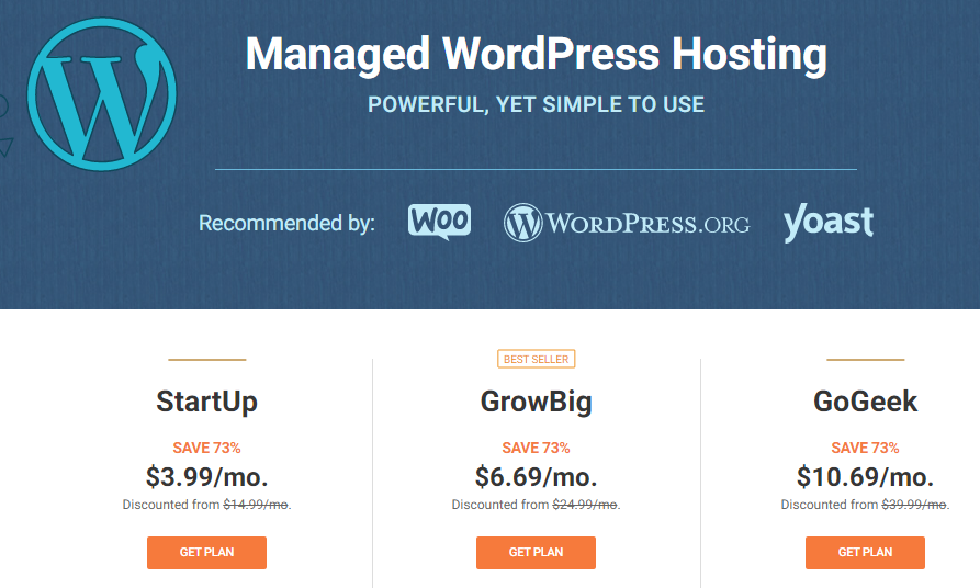Siteground wordpress plans