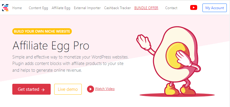 Affiliate Egg plugin
