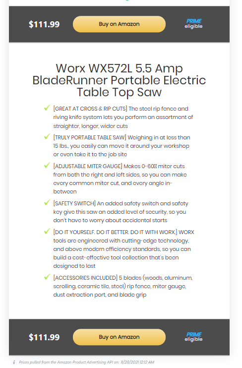 Large showcase box w/ slider