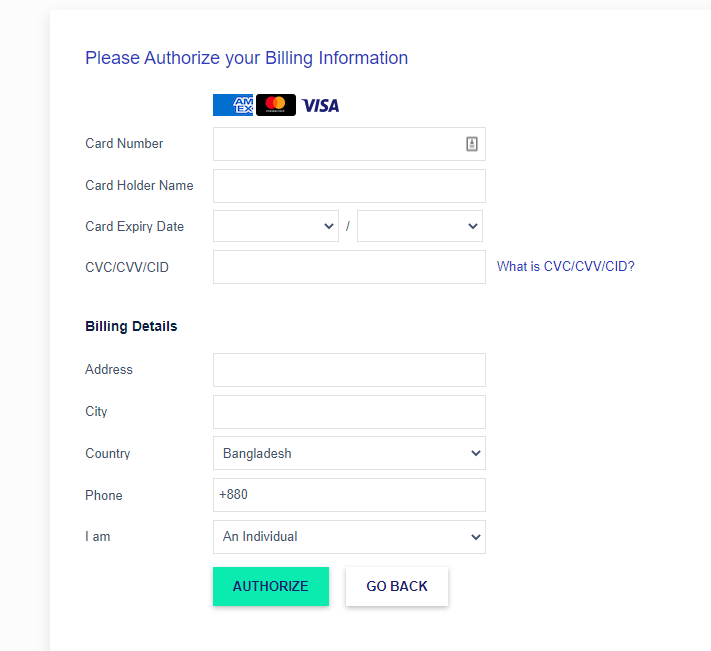 Cloudways billing information