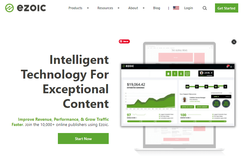 Ezoic Google AdSense Alternative