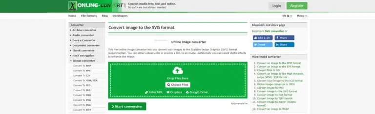 Comment convertir Jpg en Svg