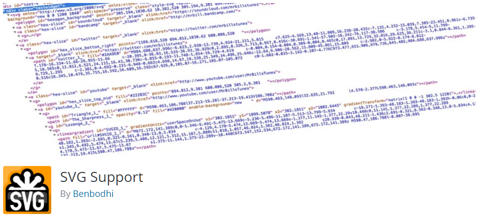 Плагин SVG WordPress