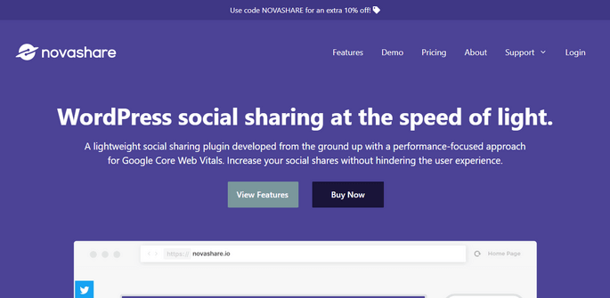Novashare WordPress Plugin