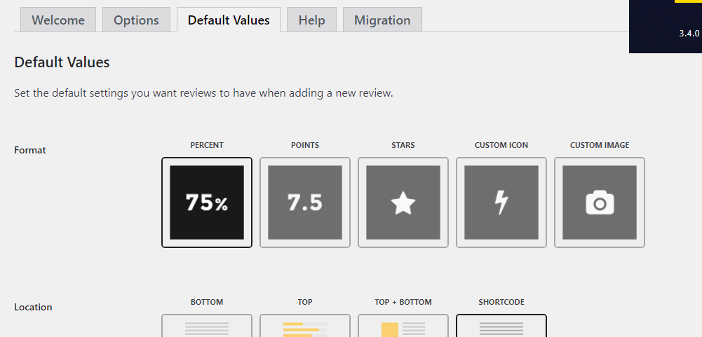 Let's review default values
