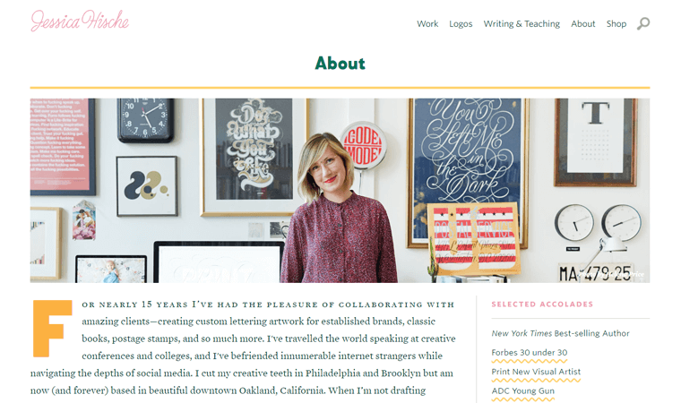 Jessica Hische-Website