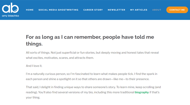 Amy Blaschka-Website