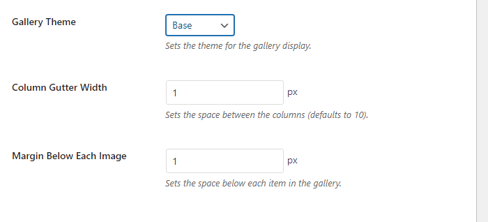 Gallery themes addon