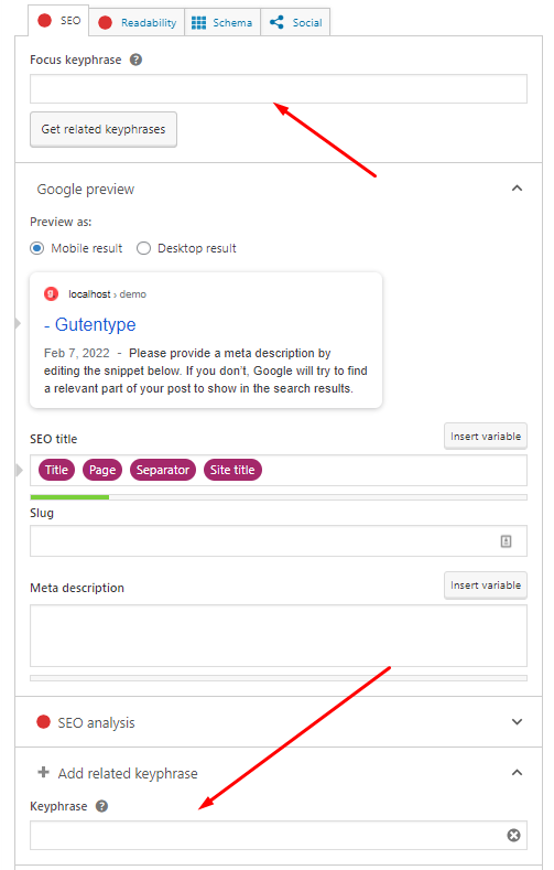 Multiple Keywords Targeting