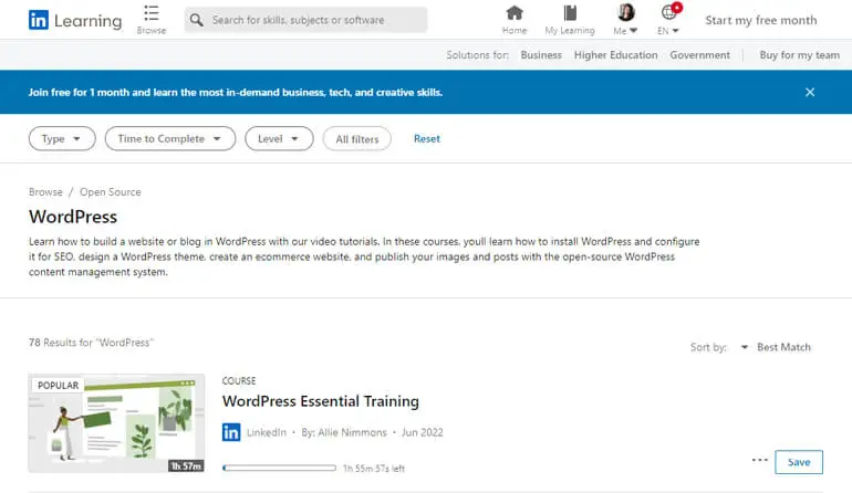 LinkedIn-Lernen