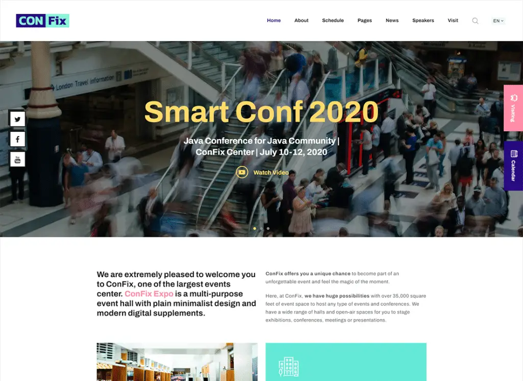 ConFix | Expo & Events WordPress-Theme