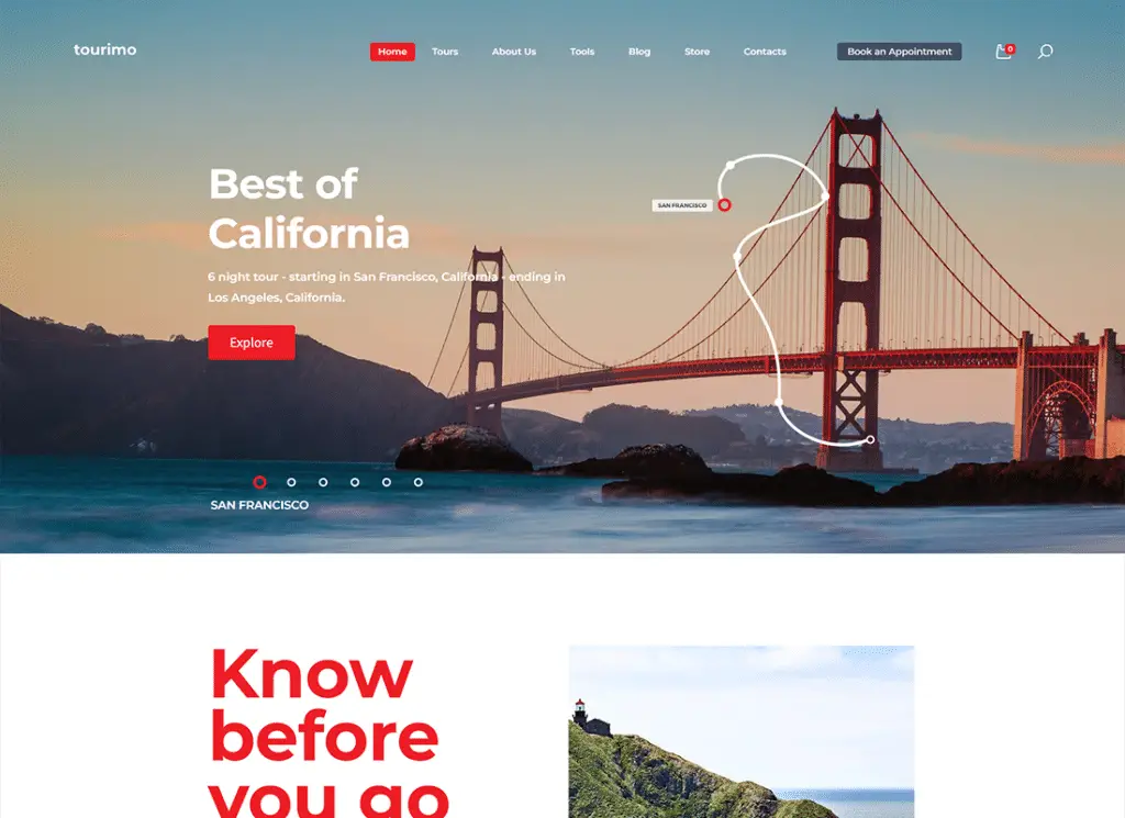 Tourimo | Tourbuchung WordPress-Theme