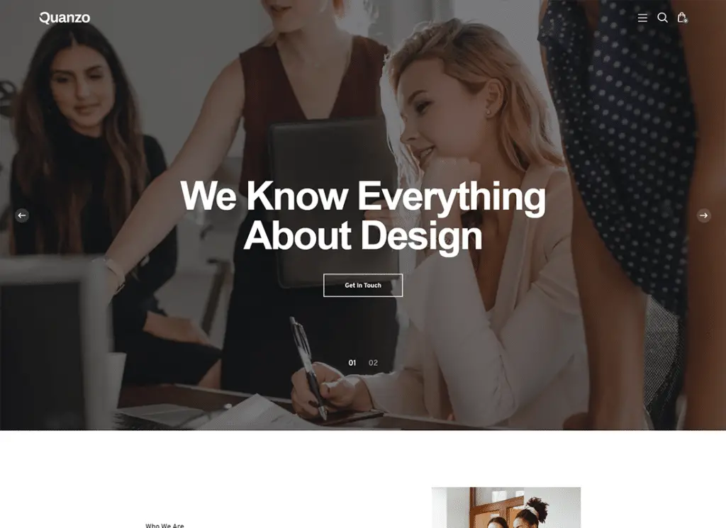 Quanzo | Persönliches Portfolio-WordPress-Theme