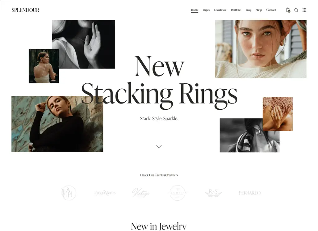 Pracht | WordPress-Theme für Schmuck und Uhren