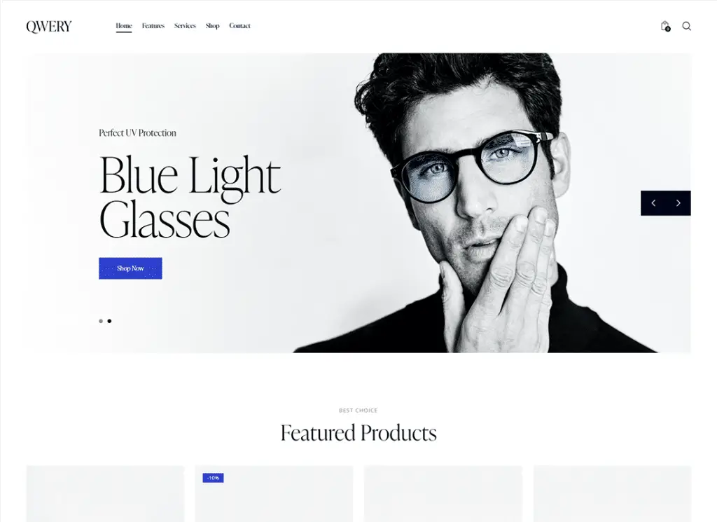 Qwery | Mehrzweck-WordPress- und WooCommerce-Design für Unternehmen