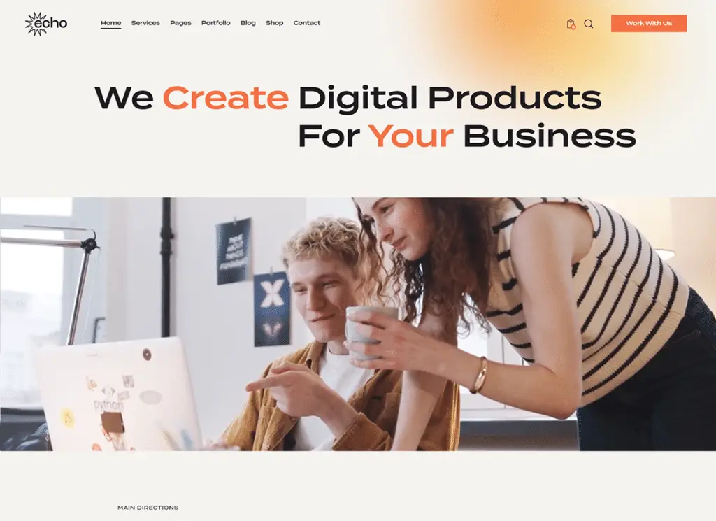 Echo | WordPress-Thema für digitales Marketing und Kreativagentur