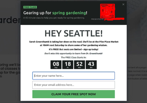 optinmonster countdown timer