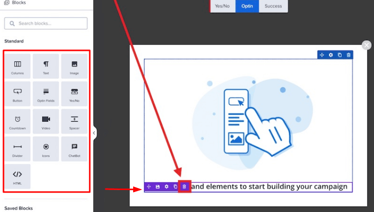 Optinmonster blank form customization