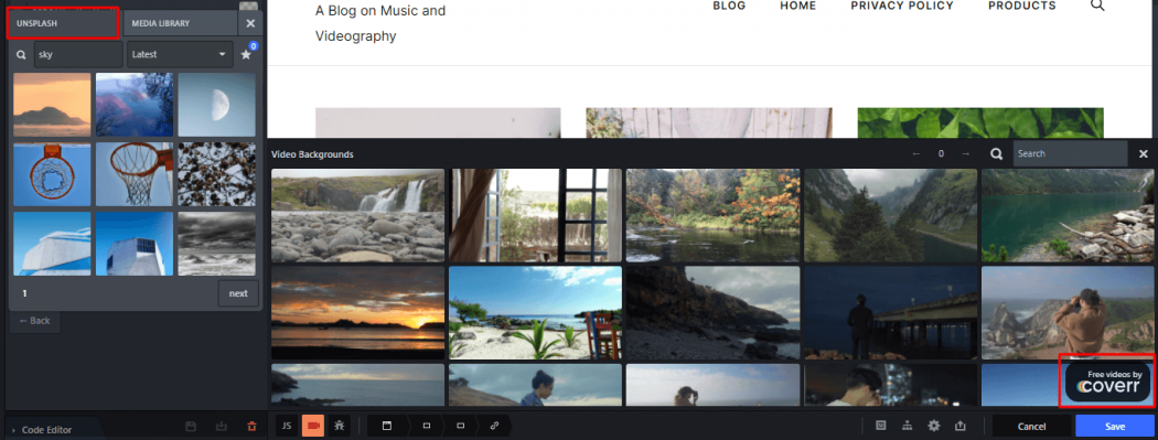 CSS hero integrations