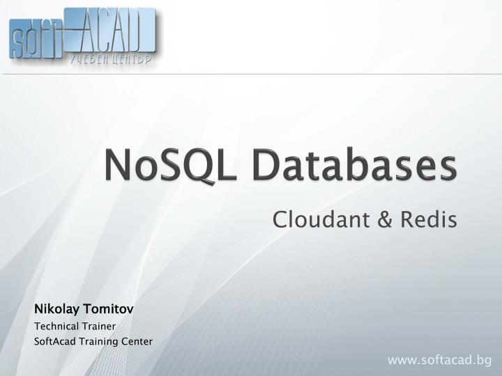 Nosql 数据库是原子的吗？