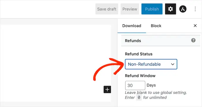 Müzik mağazanızdaki geri ödeme politikasını değiştirme Changing the refund policy on your music store