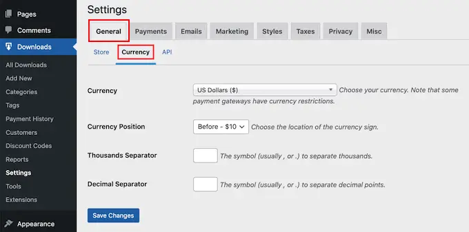 Çevrimiçi müzik mağazanızdaki para birimi ayarlarını nasıl değiştirirsiniz? How to change the currency settings in your online music store