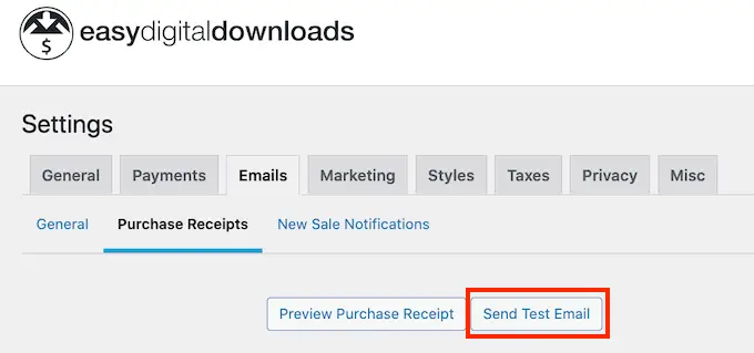 Çevrimiçi müzik mağazanızdan bir test e-postası gönderme Sending a test email from your online music store
