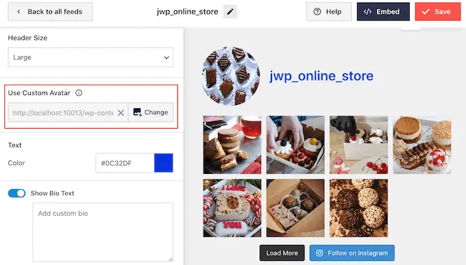 WordPress'te özel bir Instagram avatarı ekleme Adding a custom Instagram avatar in WordPress