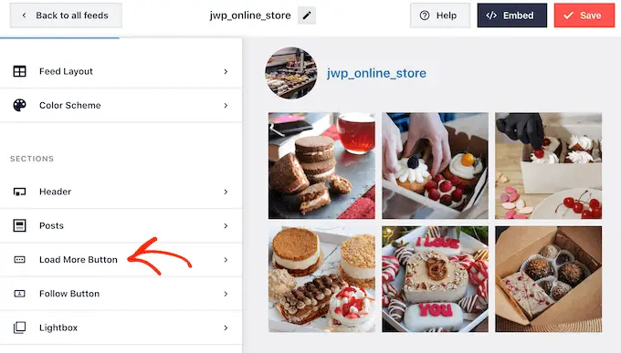 Sosyal medyayı özelleştirme Daha Fazla Yükle düğmesi Customizing the social media Load More button