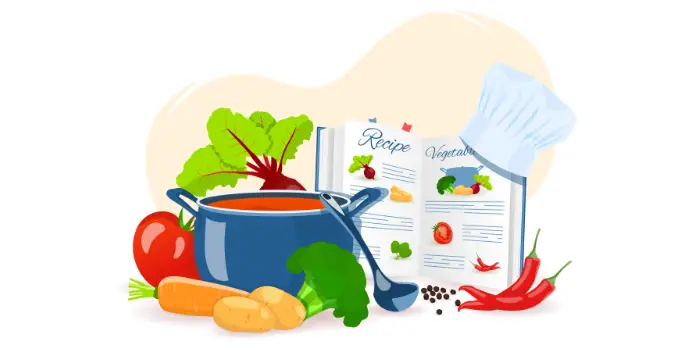 إنشاء الوصفات وكتاب الطبخ Create recipes and cookbook