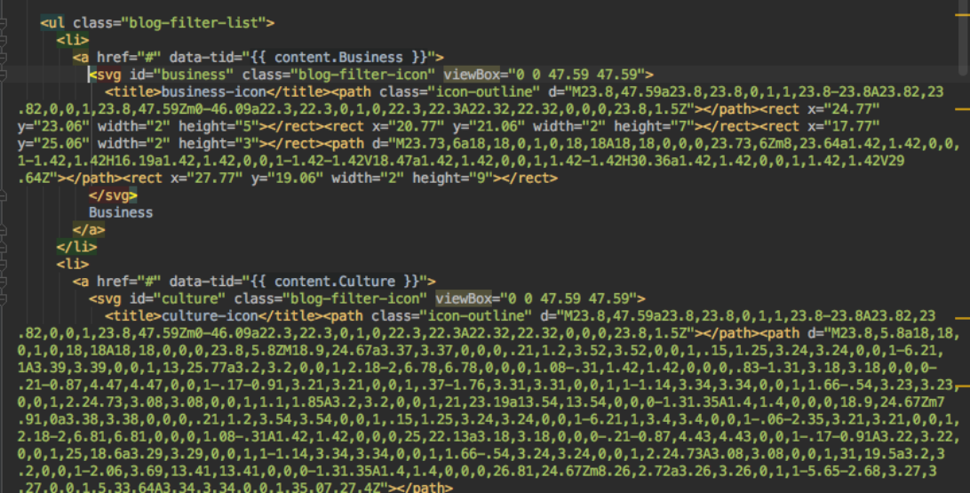 Cum inline Svg în Html?