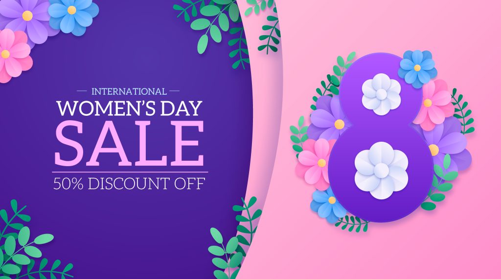 22390677_6634228 - 고급 쿠폰 Women's Day Sample Banner