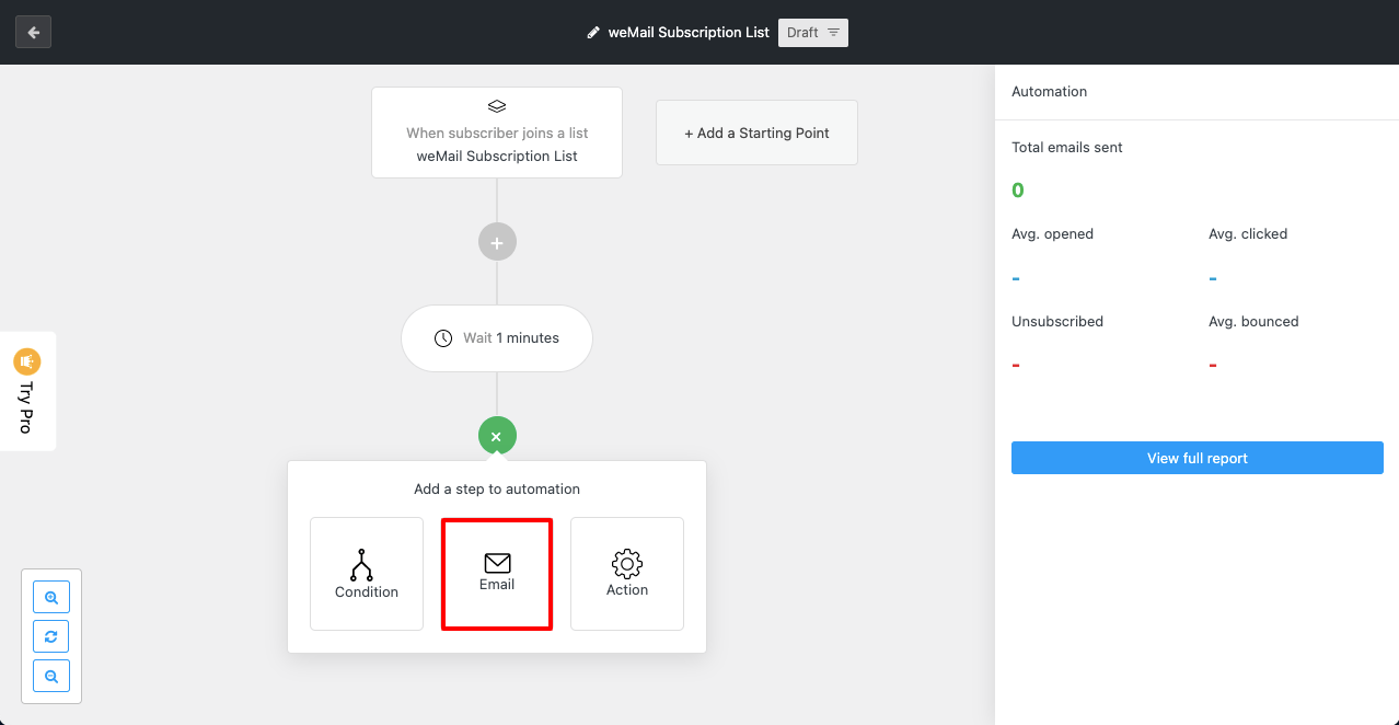 Skonfiguruj treść wiadomości e-mail do automatyzacji