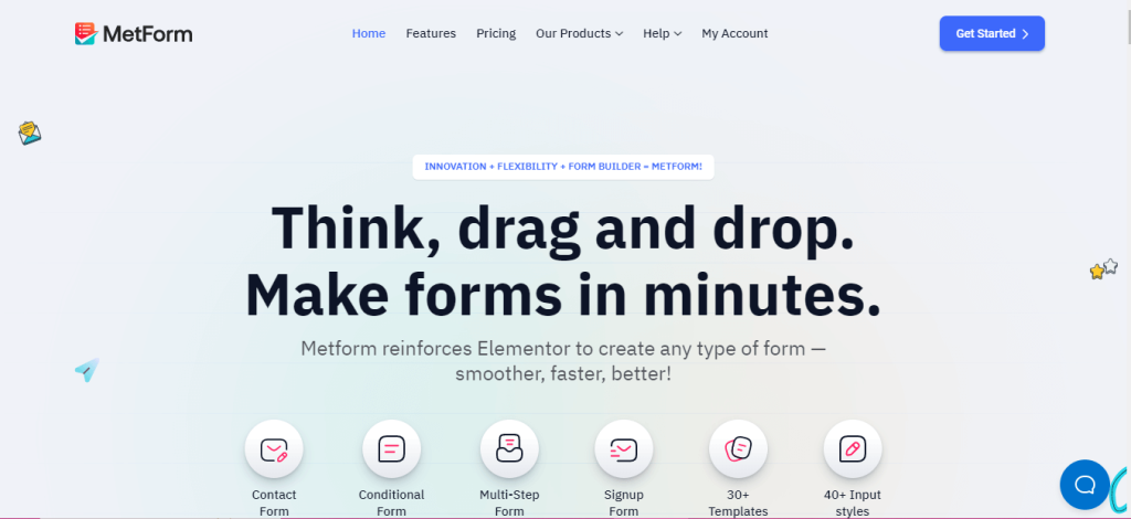 MetForm, un générateur de formulaires et un plugin d'intégration PayPal