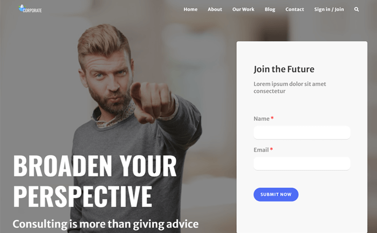 OceanWP WordPress 潛在客戶生成主題