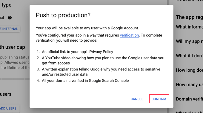 WordPress 21'de Tek Tıklamayla Google Girişini Etkinleştirme push to production