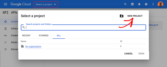 WordPress 4'te Tek Tıklamayla Google Girişini Etkinleştirme new project