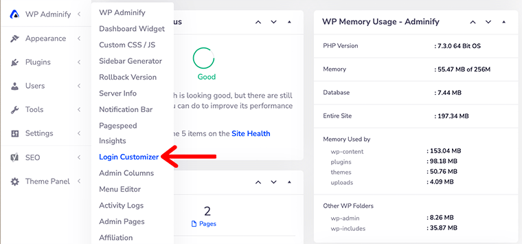 WP Adminify 登录定制器