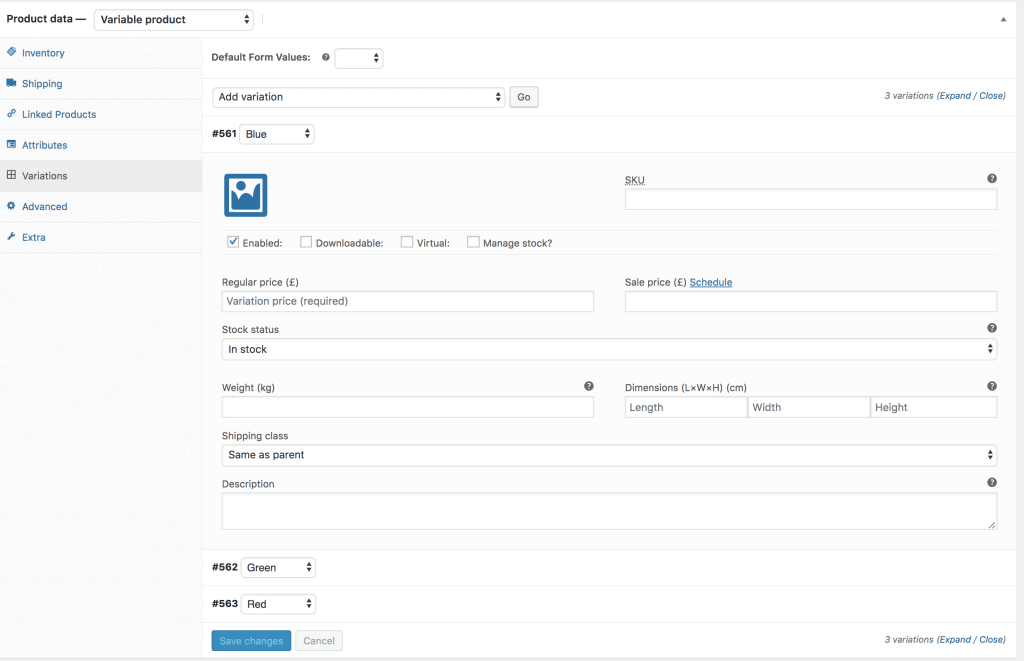 การเพิ่มตัวแปรผลิตภัณฑ์ใน Woocommerce-16