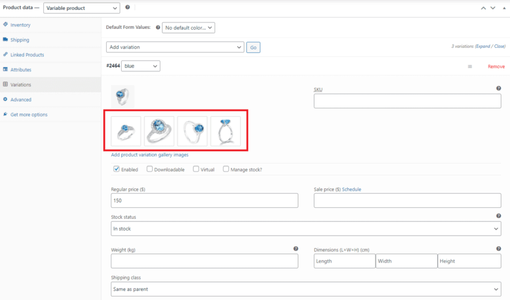 การเพิ่มตัวแปรผลิตภัณฑ์ใน Woocommerce-18