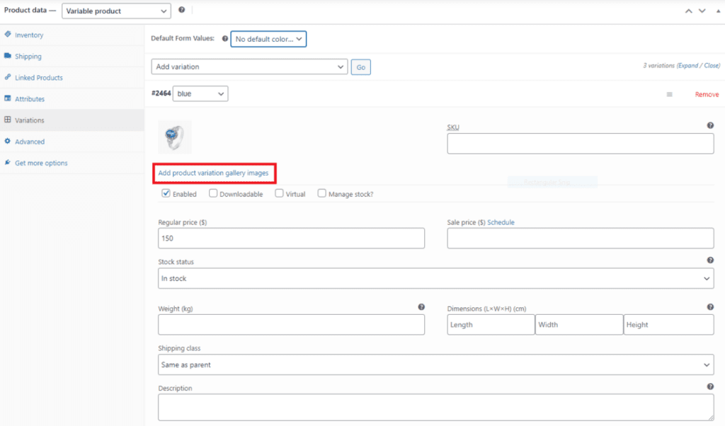 การเพิ่มตัวแปรผลิตภัณฑ์ใน Woocommerce-17