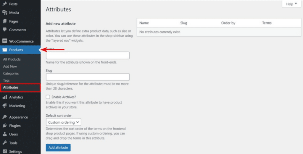 การเพิ่มตัวแปรผลิตภัณฑ์ใน Woocommerce-5